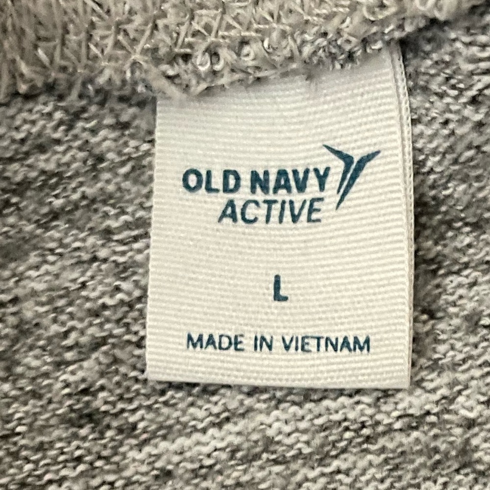 Old Navy Gray Large Funnel-Neck Sweater Long Sleeves Oversized Extra Long Large - Picture 12 of 15